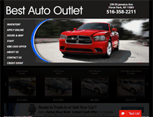 Tablet Screenshot of bestautooutlet1.com